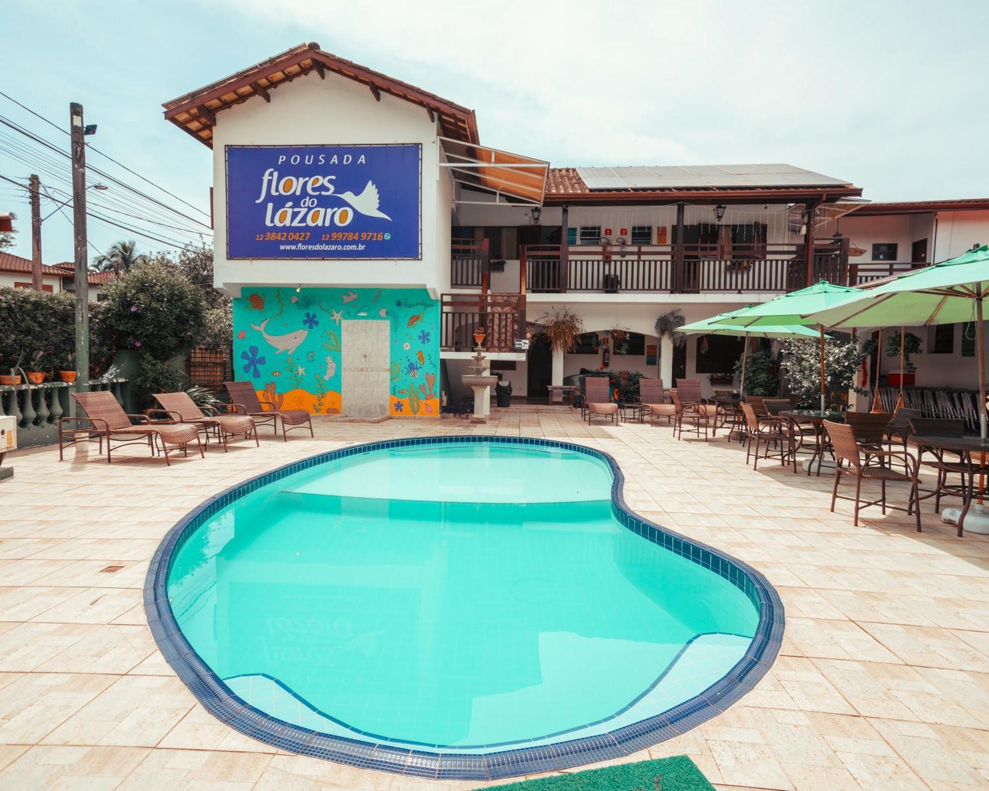 Pousada Flores Do Lazaro Hotel Ubatuba Ngoại thất bức ảnh